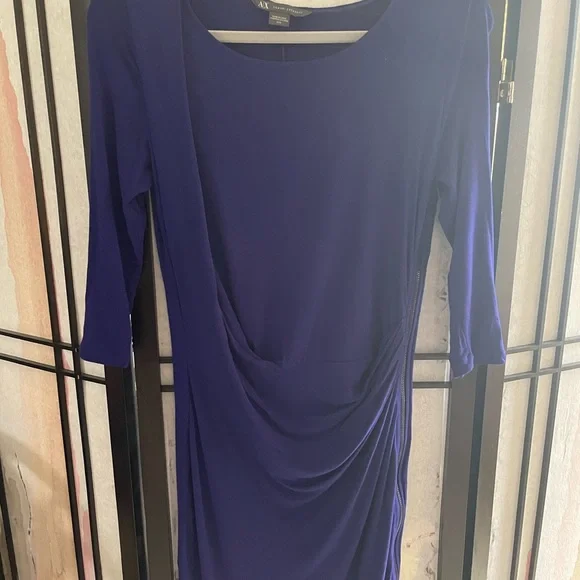 chinese dress ladies Armani Exchange A|X Women's Simple Tank Dress Dress, Navy, 0 at Amazon  Women's Clothing store